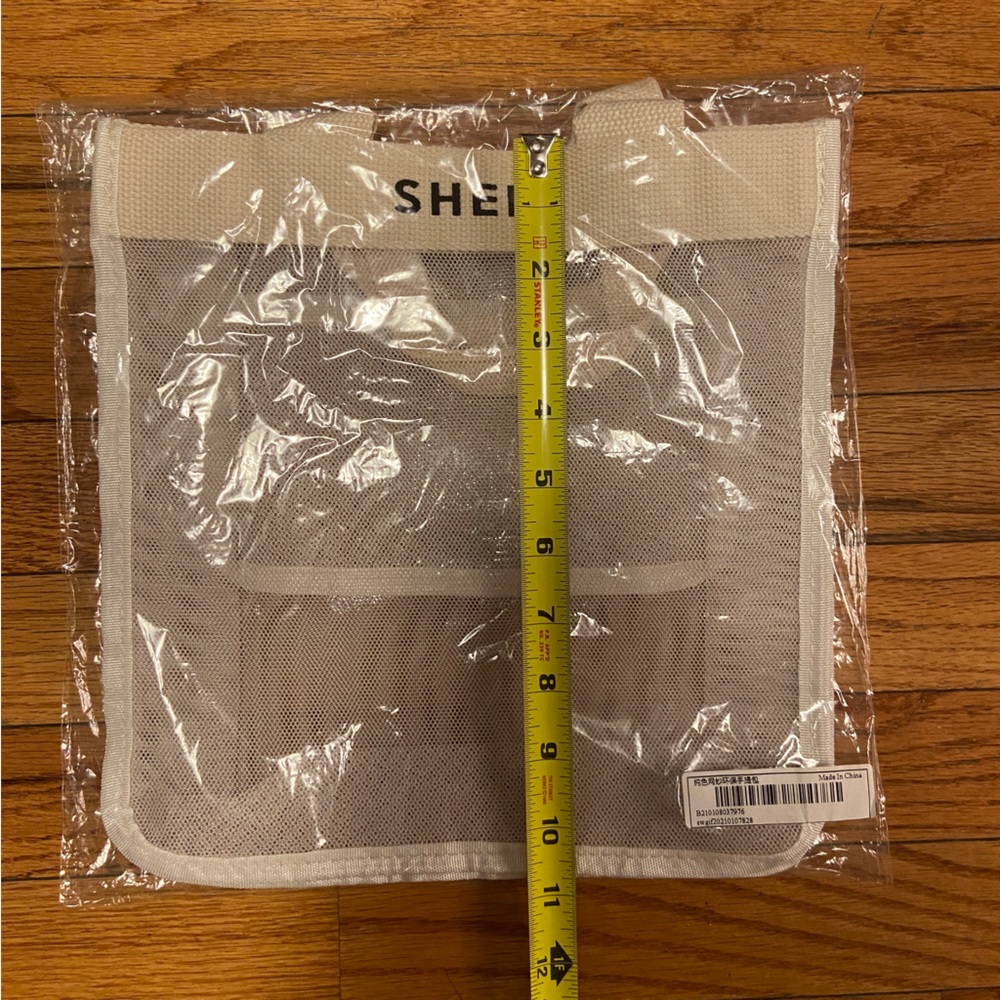 Small mesh canvas tote bag - Picture 11 of 12